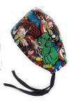 Marvel Comic Book Super Hero Surgical Scrub Cap Medical Hat Hospital Cover