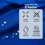 Peelz Peter 4-Pocket V-Neck Scrub Tops for Men - Soft Stretch Fabric Top, Men's Scrubs, Slim Fit, Heather Grey, X-Large