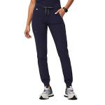 FIGS Zamora Jogger Style Scrub Pants for Women - Navy, Small-Tall