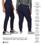 FIGS Zamora Jogger Style Scrub Pants for Women - Navy, Small-Tall