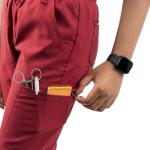 Uniforms World Ava Scrubs Set for Women — Classic fit Top & Slim Jogging Pants, Yoga Waistband, 9 Pockets, Anti-Wrinkle