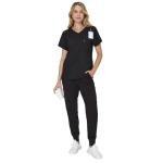 Hanes Women's Scrub Joggers, Comfort Fit Healthcare Pants for Women, Moisture-Wicking Medical Scrubs with Odor Control