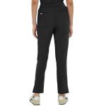 Kitmaz Scrub Pants for Women, Mid Rise Stretch Anti-Wrinkle Skinny Straight Leg Cargo Pants with Yoga Waistband & 10 Pockets(Black,Large)