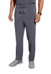 Healing Hands Medical Scrub Pant for Men Noah Bottoms with 7 Pockets, Moisture Wicking, 360° Stretch & Recycled Fibers 9173, XL, Pewter