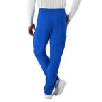 Hanes Men's Scrubs Healthcare Pants, Scrub Pants for Men, Moisture-Wicking & Odor Control, 5 Pockets Royal Blue