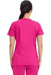 Cherokee Medical Women's Scrub Top V-Neck Modern Classic Fit with 3 Pockets, Ultra Soft and 2-Way Stretch Fabric - WW620, XL, Electric Pink