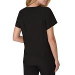Hanes, Comfort Fit 1-Pocket Healthcare Top for Women, Moisture-Wicking Medical Scrubs, New Ebony