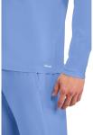 Cherokee Men's Long Sleeve Underscrub Tee Modern T-Shirt with Crew Neck - CK807, M, Ciel Blue