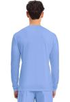 Cherokee Men's Long Sleeve Underscrub Tee Modern T-Shirt with Crew Neck - CK807, M, Ciel Blue