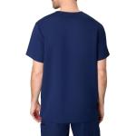 Hanes Healthcare Top, Scrub Shirt for Men, Moisture-Wicking & Odor Control, One Pocket, Athletic Navy