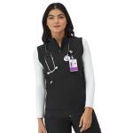Hanes Women's Comfort Fit Scrubs Healthcare Vest, Moisture-Wicking Stretch Scrubs Vest for Women