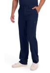 Dickies Scrub Pant for Men Natural Rise Drawstring Bottoms with 6 Pockets and Back Elastic Waistband - DK015, M, Navy