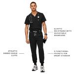 FIGS Tansen Jogger Scrub Pants for Men - Black, M