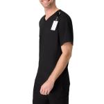 Hanes Healthcare Top, Scrub Shirt for Men, Moisture-Wicking & Odor Control, One Pocket, New Ebony
