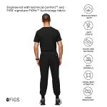 FIGS Tansen Jogger Scrub Pants for Men - Black, M