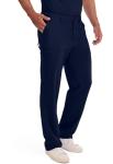 Dickies Scrub Pant for Men Natural Rise Drawstring Bottoms with 6 Pockets and Back Elastic Waistband - DK015, M, Navy