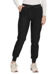 COZYFIT Scrub Pants for Women - Cargo Pants Scrubs with 7 Pockets,Soft Stretch,Black,XXL