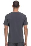 Dickies EDS Essentials Men Scrubs Top V-Neck DK645, L, Pewter