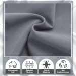 UnionMed Tech Scrubs for Women Set Medical Uniform - Stretch Slim Fit V-Neck Scrub Top & Jogger Pant with 9 Pockets