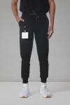 Members Only London Drawstring Jogger Pants with 11 Pockets, Medical & Surgical Scrubs, Anti-Wrinkle Scrubs for Men (Black, Small)