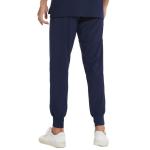 COZYFIT Scrub Pants for Men - Slim Jogger Pants with 5 Pockets, Yoga Waistband, Anti-Wrinkle Scrubs for Men Navy Blue