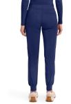 Healing Hands Women's Jogger Scrub Pant 7 Pockets Elastic Drawstring, with Moisture Wicking & 2-Way Stretch Technology - 9244, L, Navy