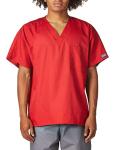 Cherokee Originals Unisex V-Neck Scrubs Shirt, Red, X-Small