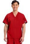 Cherokee Originals Unisex V-Neck Scrubs Shirt, Red, X-Small