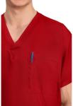 Cherokee Originals Unisex V-Neck Scrubs Shirt, Red, X-Small