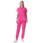 Eipnare Scrubs for Women Set - Cool Stretch Scrub Top & Jogger Pants with 11 Pockets Breathable Nursing Uniform Scrub Suit