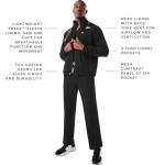 FIGS Cobaki Scrub Jacket for Men — Black, L