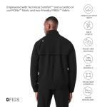 FIGS Cobaki Scrub Jacket for Men — Black, L