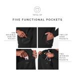 FIGS Cobaki Scrub Jacket for Men — Black, L