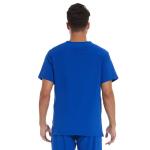 COZYFIT Scrub Top for Men - Stretch V-Neck Scrubs with 3 Pockets, Anti-Wrinkle - Royal Blue, M