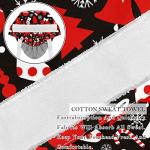 Red Christmas Snowman Glove Hat Pattern Adjustable Working Cap with Ponytail Holder, 2 Packs Scrub Cap Bouffant Hat for Men & Women, One Size