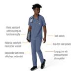 Carhartt Force Cross-Flex Men's Straight Leg Scrub Pant - Riverside, M