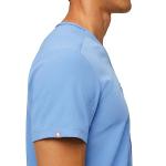 FIGS Leon Three-Pocket Scrub Top for Men - Ceil Blue, M