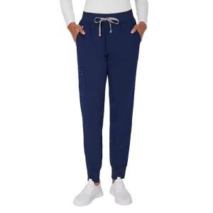 Hanes Women's Scrub Joggers, Comfort Fit Healthcare Pants for Women, Moisture-Wicking Medical Scrubs with Odor Control