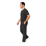 Men's Black Medical Scrub Set by M&M