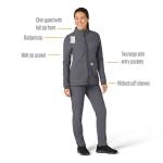 Carhartt Scrubs C81023 Women's Rugged Flex® Modern Fit Bonded Fleece Jacket Small Pewter