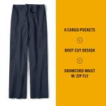 Carhartt Ripstop & Sub-Scrubs Scrubs for Men, Boot Cut 8-Pocket Cargo Scrub Pant Navy