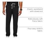 FIGS Cairo Cargo Scrub Pants for Men – Black, M