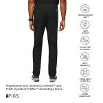 FIGS Cairo Cargo Scrub Pants for Men – Black, M
