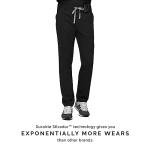 FIGS Cairo Cargo Scrub Pants for Men – Black, M
