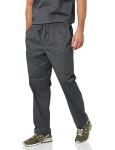 Amazon Essentials Men's Elastic Drawstring Waist Scrub Pant, Charcoal, Small