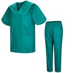 MISEMIYA Uniforms Unisex Scrub Set – Medical Uniform with Scrub Top and Pants 817-8312