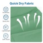 KARAZZO Scrubs Set for Women Nurse Uniform Jogger Suit V-Neck Scrub Top & Jogger Pant with Pockets for Nurse Workwear (Light Green, X-Large)