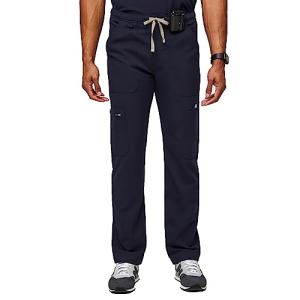 FIGS Cairo Cargo Scrub Pants for Men – Navy Blue, S