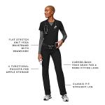 FIGS Kade Cargo Scrub Pants for Women - Black, M-Petite