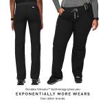 FIGS Kade Cargo Scrub Pants for Women - Black, M-Petite